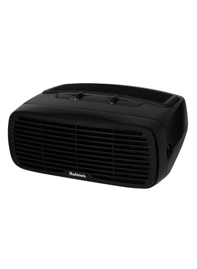 Holmes Holmes Desktop HEPA-Type , 3 Speeds plus Optional Ionizer small Air Purifier, HAP242B-U, Black  - Image 1