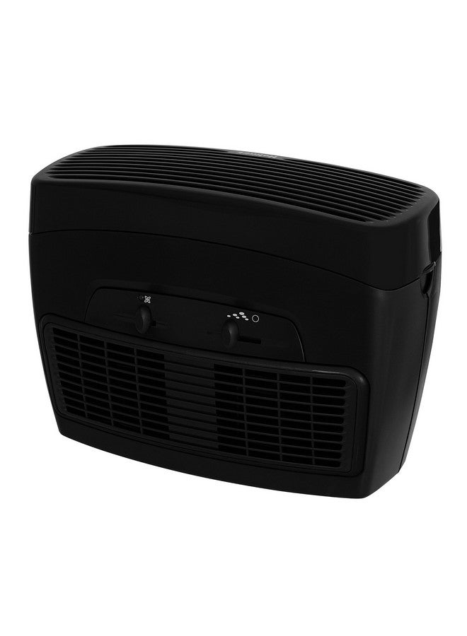 Holmes Holmes Desktop HEPA-Type , 3 Speeds plus Optional Ionizer small Air Purifier, HAP242B-U, Black  - Image 2