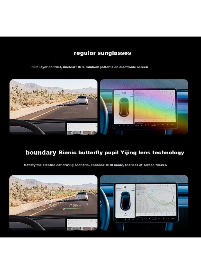 Morakot Molake Driving Goggles, Specialized Sungl For Men, Sun Protection Day And Night Polarized Sungl, Anti-glare - Image 2