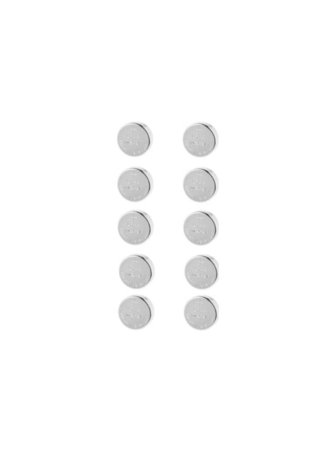 ماكسل مجموعة بطاريات ماكسيل LR44 A76 مكونة من 10 قطع باللون الفضي - Image 3