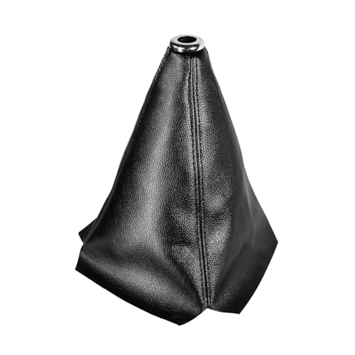 Sylvil Car Shift Knob Dust Cover, Gear Shift Knob Cover for Protection, Leather Manual/Automatic Shifter Shift Boots Cover, Decorate Car Interior, Universal Car Accessories (Black PU) - Image 1