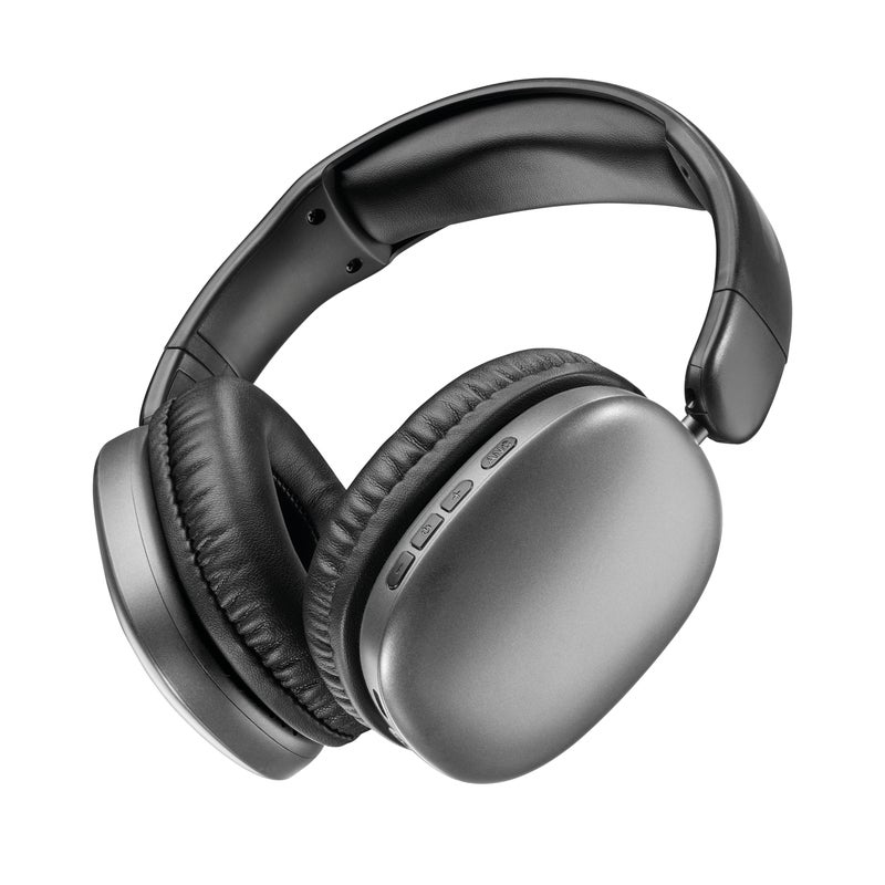 سيلولار لاين سماعات رأس لاسلكية Music Sound MAXI3 بتقنية إلغاء الضوضاء النشط، بطارية حتى 35 ساعة، بلوتوث 5.4، ميكروفون مدمج، تعمل سلكي ولاسلكي – أسود - Image 1