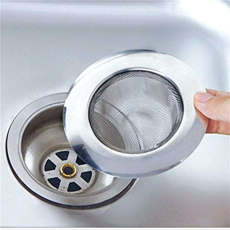 Unequetrend Stainless Steel Sink Strainer Kitchen Drain Basin Basket Filter Stopper - Image 1