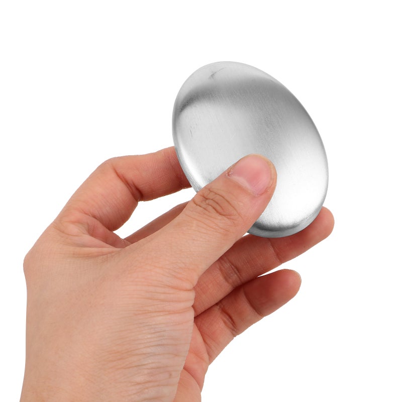 Steel Bar Soap for Hand Cleaning, Odor Absorber with Stainless Steel Durability - Image 5