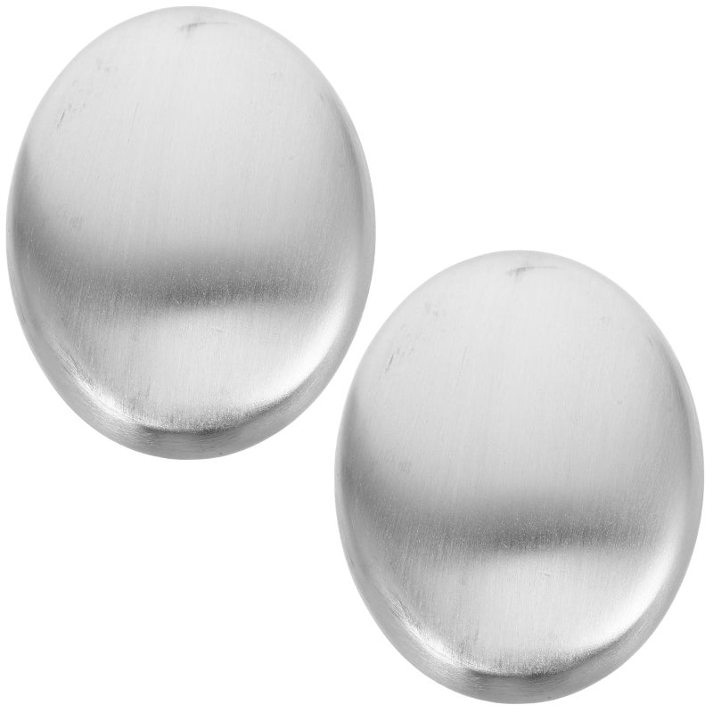 Steel Bar Soap for Hand Cleaning, Odor Absorber with Stainless Steel Durability - Image 1