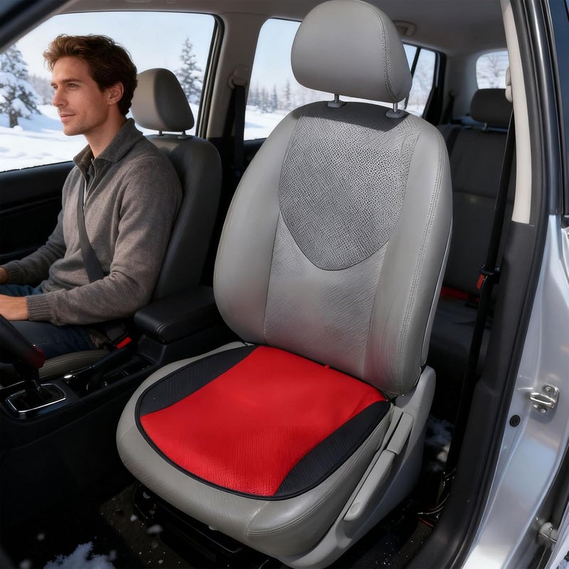 Breathable Vehicle Seat Cooling 30dB Quiet Motor USB Powered with 720° Air Circulations Quiet Design for Hot Weather Cooling Pad with USB Fan - Image 2