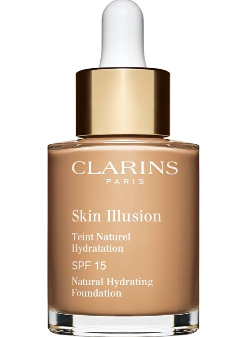 CLARINS SKIN ILLUSION teint naturel hydratation #110-honey 30 ml - Image 1