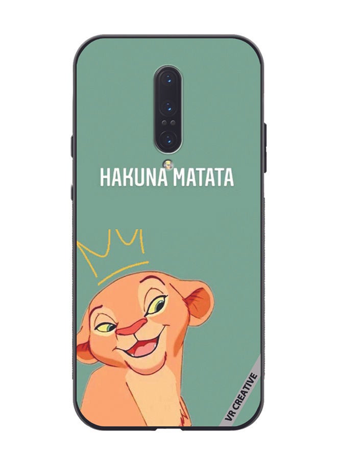 VR CREATIVE Protective Case Cover For OnePlus 7 Pro Hakuna Matata Design Multicolour - Image 1