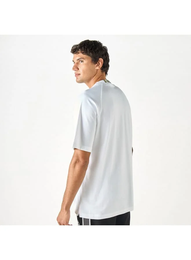 Kappa Kappa Logo Applique T-shirt with Short Sleeves