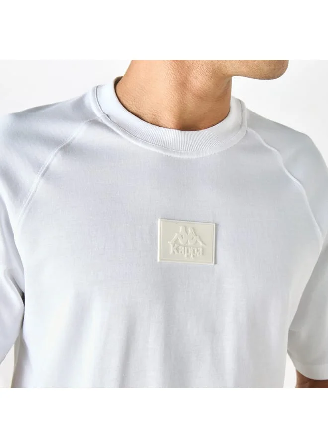 Kappa Kappa Logo Applique T-shirt with Short Sleeves