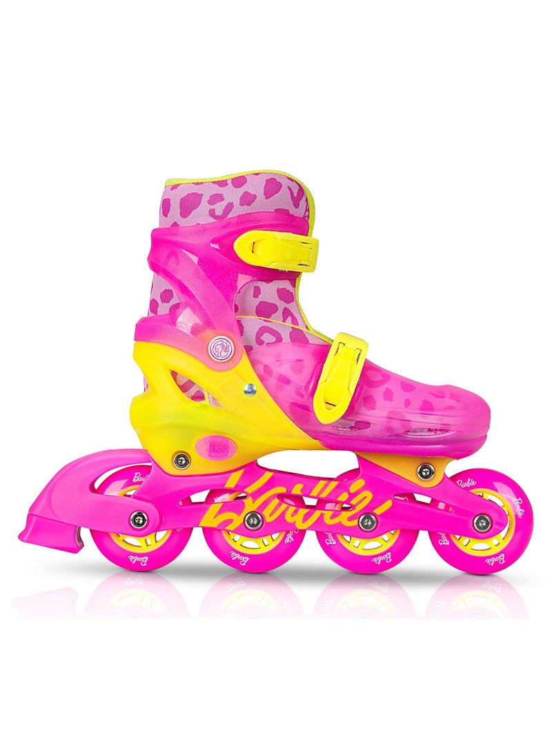 Spartan Barbie Inline Skates for Kids Size S 31â€“34 | Durable Hardshell Boot with Soft Liner | 64mm PU CAST Wheels | ABEC-7 Bearings | Adjustable Fit | Lightweight Barbie Skates for Girls â€“ SP-1023 - Image 2