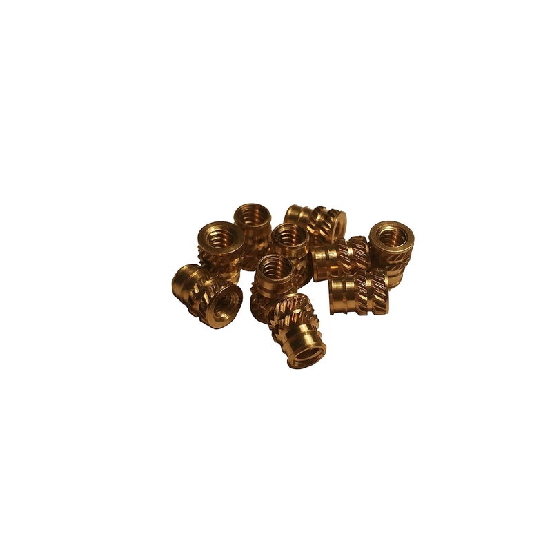 initeq Store [] Qty 50 M4-0.7 Threaded Heat Set Inserts for 3D Printing (Long) - Image 1