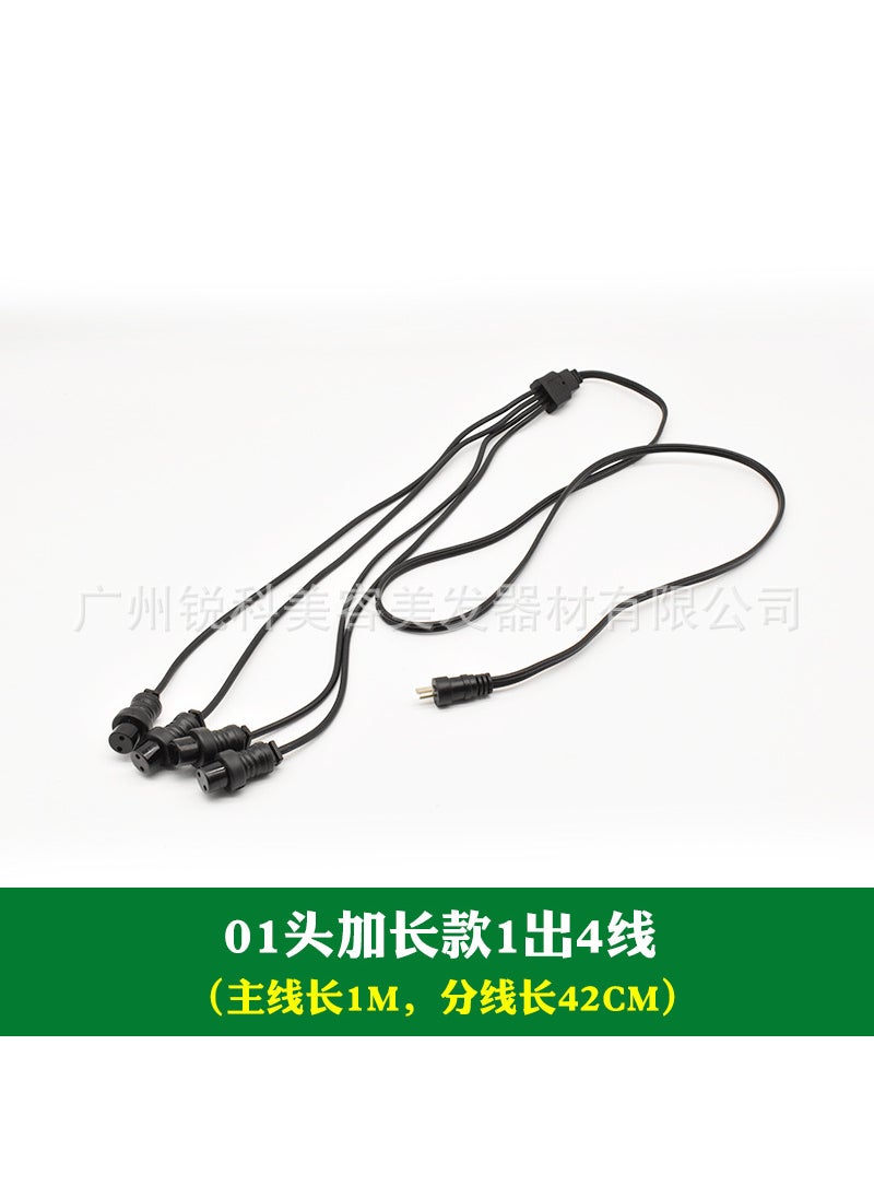 1 x 5 pcs Universal Accessory Hot Iron Machine Connection Cable 1 Out 4 1 Out 5 Wiring Configuration For Personal Care Appliances Extended version 01 heads 1 output 4 lines - pzsku/Z73894B7E355F4B4BDA93Z/45/_/1741690930/03b48ef1-6ad0-4326-9818-09fadbdfa571