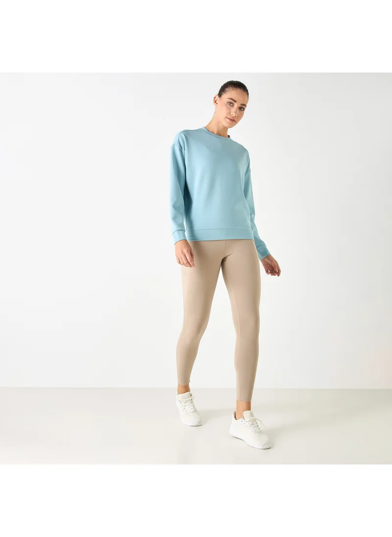 ADOT by Splash Crew Neck Sweatshirt with Long Sleeves