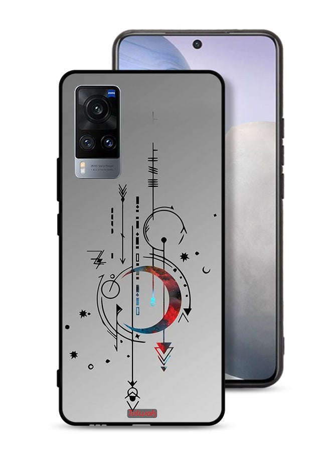 Tolwak Vivo X60t Protective Case Cover Moon And Arrows Art Pattern - Image 1