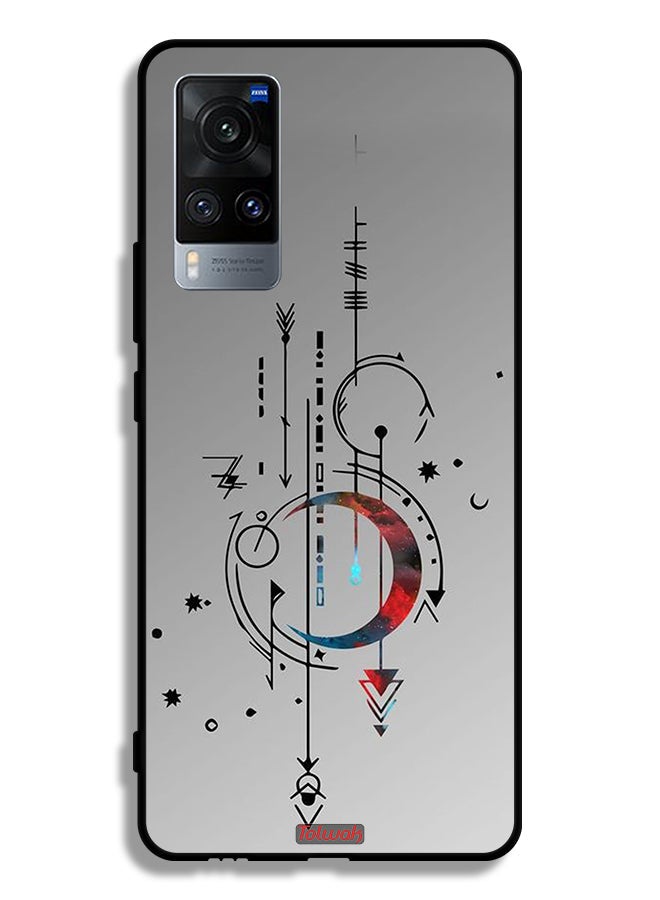 Tolwak Vivo X60t Protective Case Cover Moon And Arrows Art Pattern - Image 2