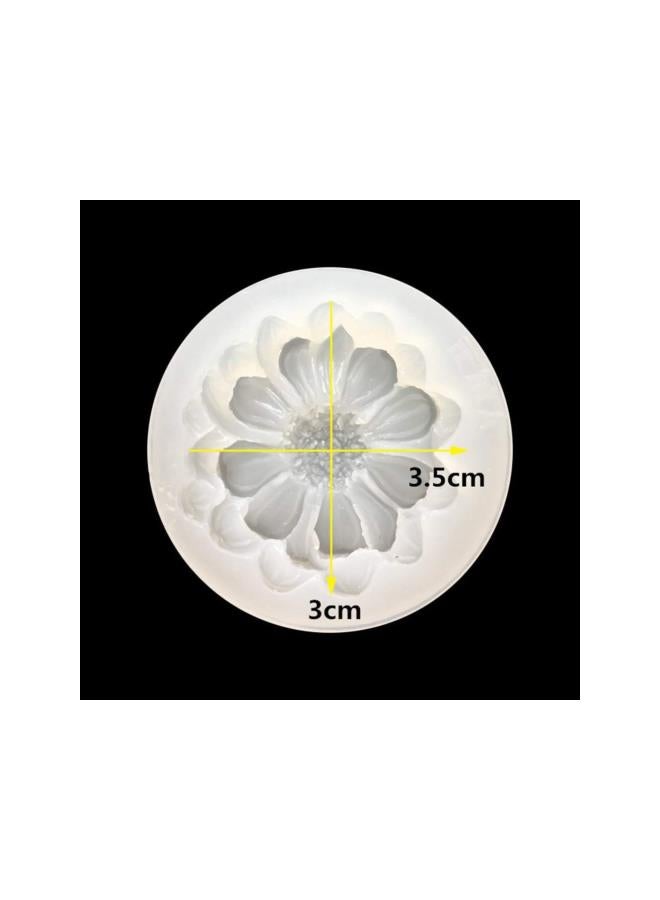 klarako 3pcs Resin Casting Molds Flower Shaped Silicone Casting Molds Epoxy Molds DIY Craft Making Accessories for Jewelry Soap Candle Gifts - Image 3