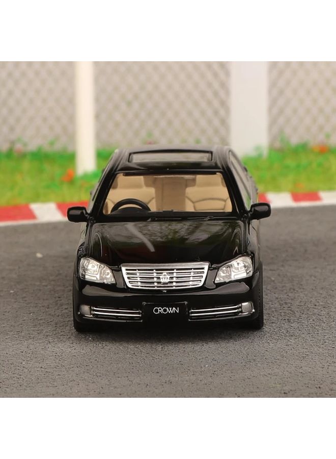 2007 Toyota Crown Black 1 64 Scale Die Cast Metal Car Model Alloy Vehicle Replica - Image 5