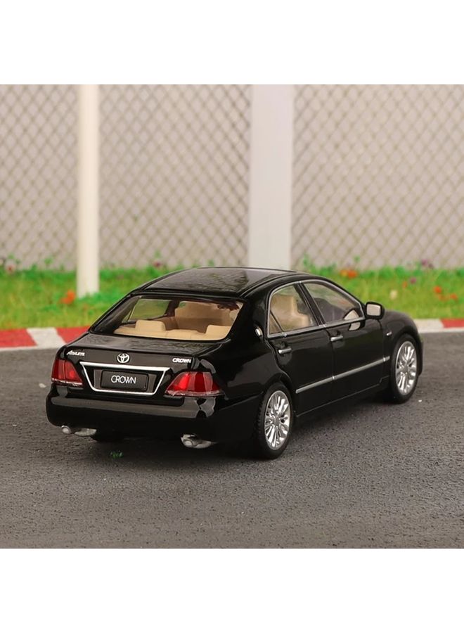 2007 Toyota Crown Black 1 64 Scale Die Cast Metal Car Model Alloy Vehicle Replica - Image 4