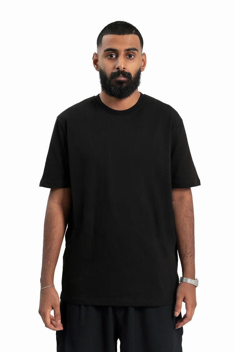 Wecre8 Men Black T-Shirt by WECRE8