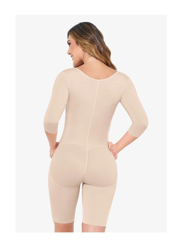 Mariae Fajas Comfortable and distinctive Shapewear from MariaE Beige FPE007  - Image 2