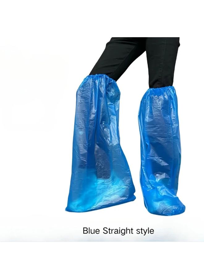 30 Pack White PE Disposable Shoe Covers Waterproof Dustproof Anti Slip Outdoor Protection - Image 5