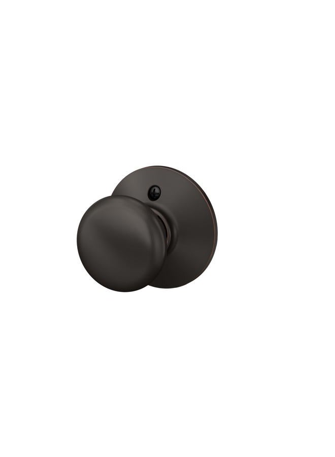 Schlage F170 PLY 716 Plymouth Door Knob, One Sided Non-Turning Dummy Door Handle, Aged Bronze - Image 5