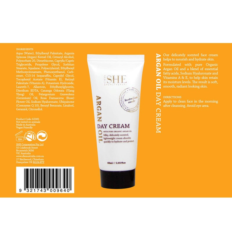She Aromatherapy Argan Oil Day Cream - Image 3