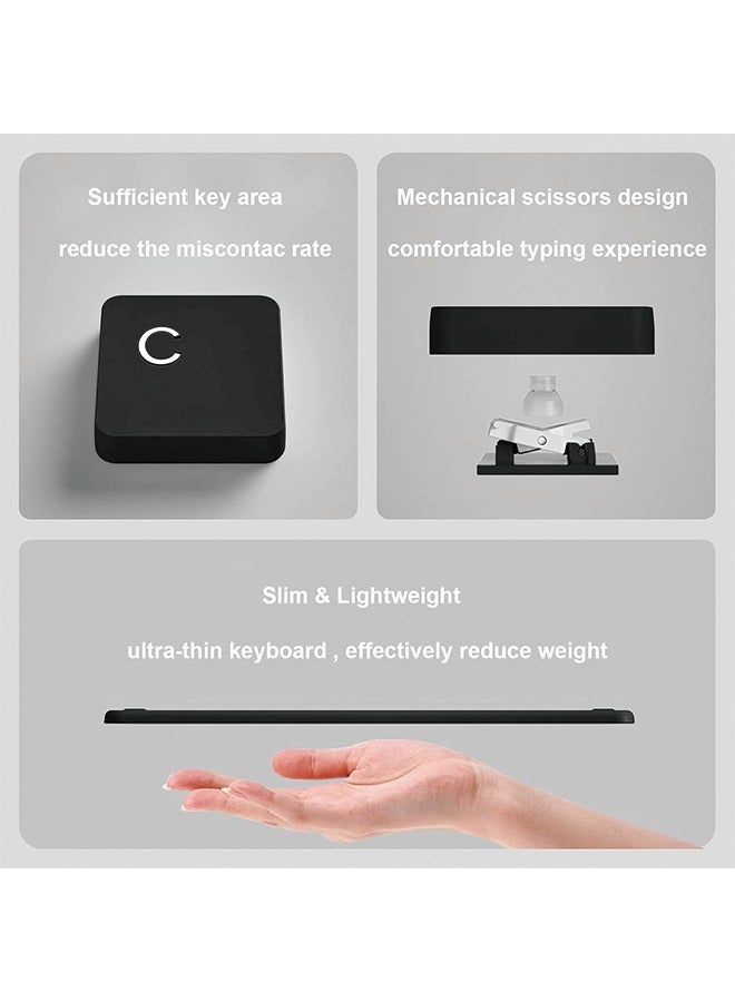 Keyboard Case for iPad 9th/8th/7th Generation 10.2 Inch [Magnetic Detachable Wireless Keyboard][Support 3 System] Flip Stand Case with Pencil Holder for iPad 10.2 2021/2020/2019, Green - Image 4