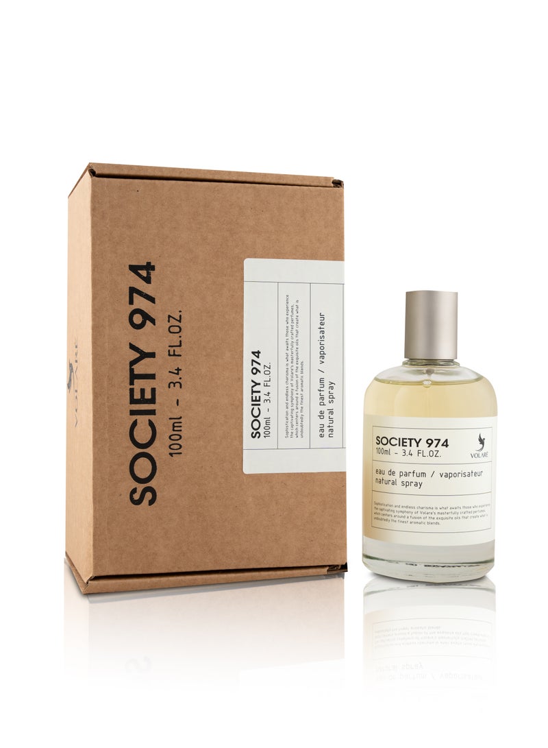 VOLARE SOCIETY 974 Eau De Perfum 100ml By Volare For Man - Image 1