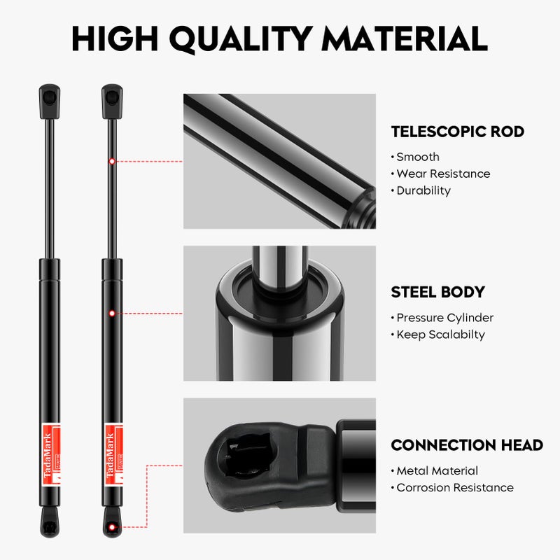 TadaMark 2 Pcs Front Hood Lift Supports Struts Gas Shocks Fit for 2003-2007 Nissan Murano 6328 SG325019 - Image 5