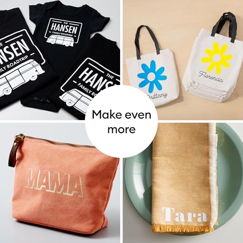 Cricut® Value Iron-On, Rainbow Sampler - 12 in x 3 ft (10 ct)- HTV Heat Transfer Vinyl - Image 5