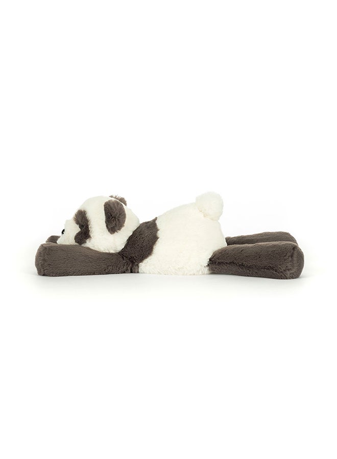 Jellycat دبدوب باندا سمودج - باندا ناعمة للغاية مستلقية بأطراف مرنة، حيوان محشو لطيف للأطفال، هدايا وزينة حضانة - Image 3