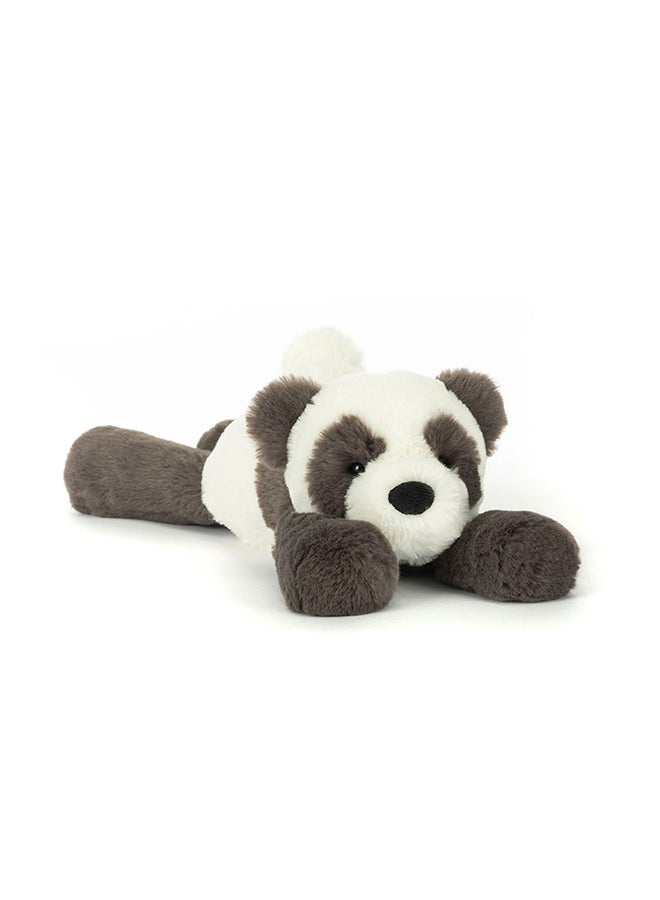 Jellycat دبدوب باندا سمودج - باندا ناعمة للغاية مستلقية بأطراف مرنة، حيوان محشو لطيف للأطفال، هدايا وزينة حضانة - Image 2