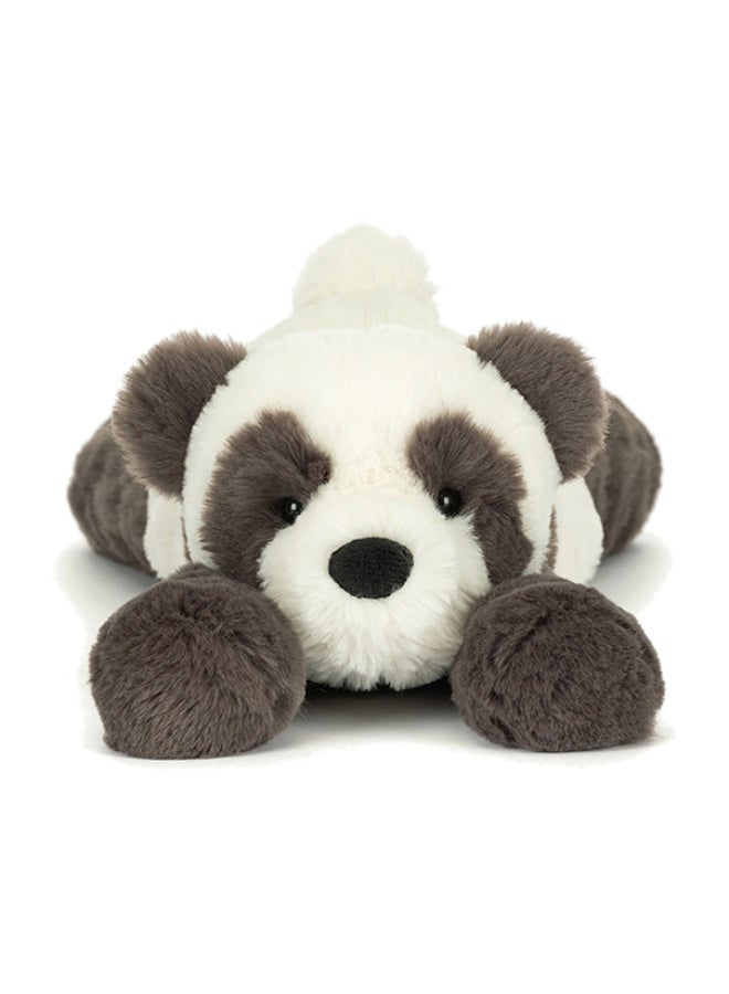 Jellycat دبدوب باندا سمودج - باندا ناعمة للغاية مستلقية بأطراف مرنة، حيوان محشو لطيف للأطفال، هدايا وزينة حضانة - Image 1