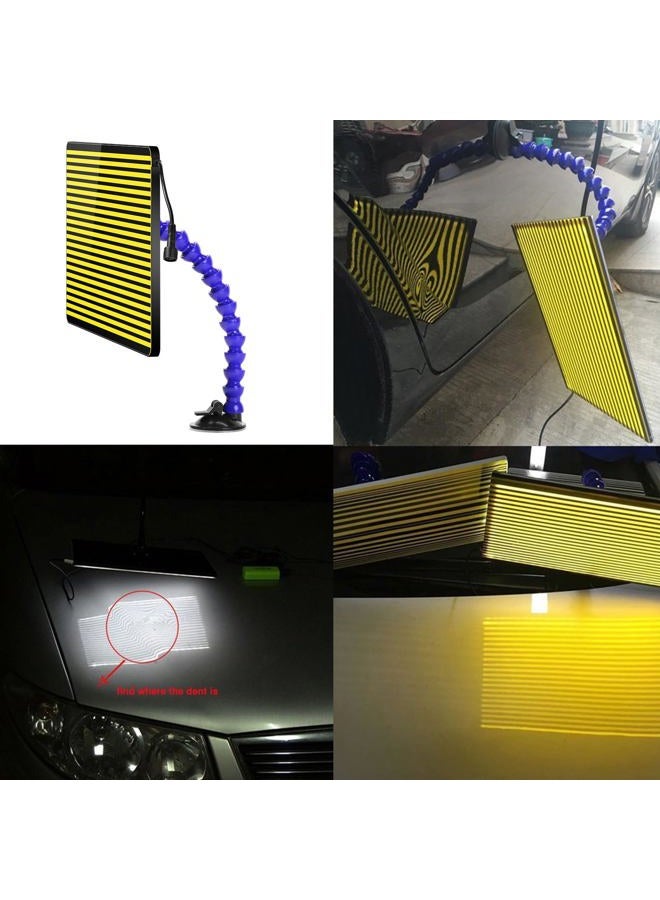 JMgist لوحة خط LED أدوات إصلاح الخدوش بدون طلاء لوحة عاكسة مزدوجة PDR لوحة خط USB - Image 5