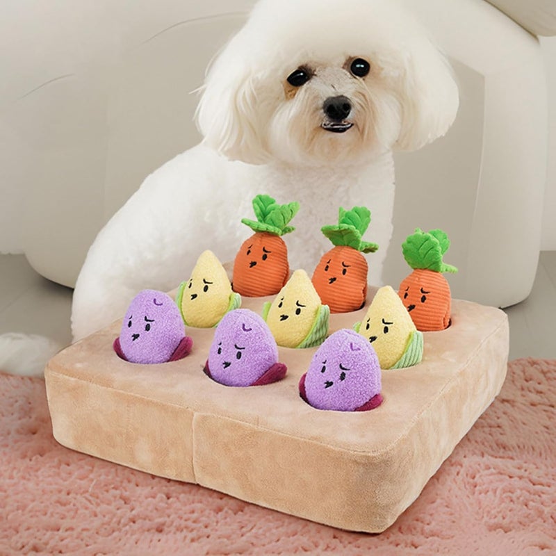 Carrot Garde Dog Toy - Calming Squeaky Carrot Feeding Toy, and Interactive Mental Stimulation, Fun and Anti-Boredom Accessory for an Enrichment - Image 3