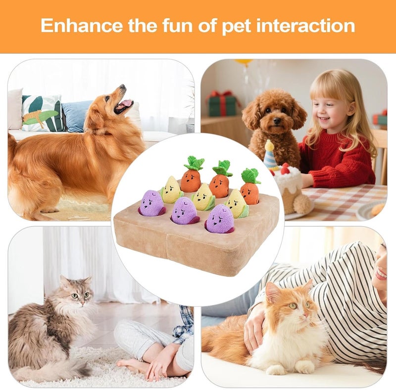 Carrot Garde Dog Toy - Calming Squeaky Carrot Feeding Toy, and Interactive Mental Stimulation, Fun and Anti-Boredom Accessory for an Enrichment - Image 4