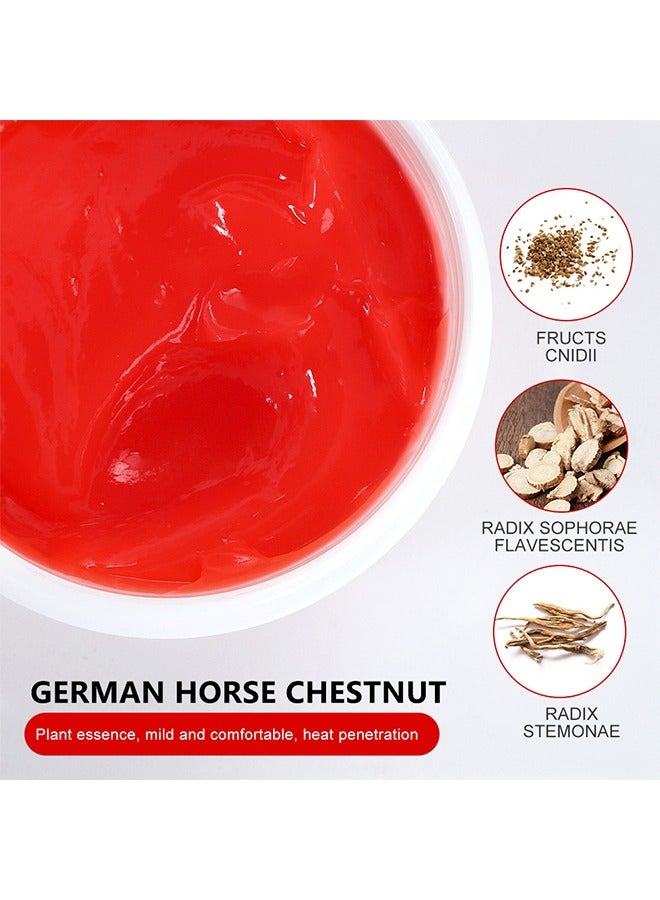 Sumifun Horse Chestnut Cream, Heating Extra Warming Joint Massage Gel Muscle Recovery, Wan Tong Huo Luo Nursing Muscle Massage Cream - 80G - Image 2