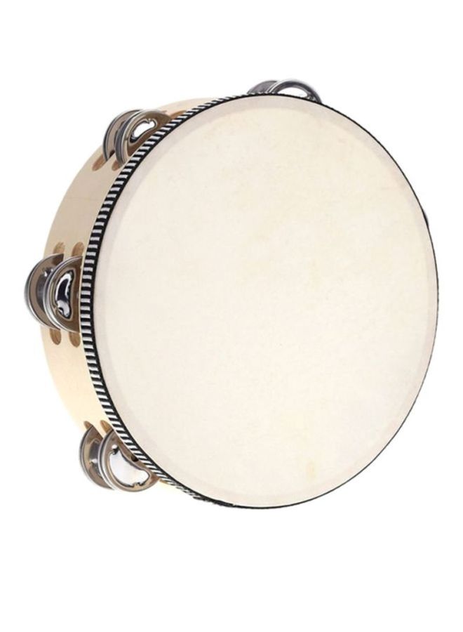 NIBEMINENT Double Row Tambourine Drum Bell - Image 2