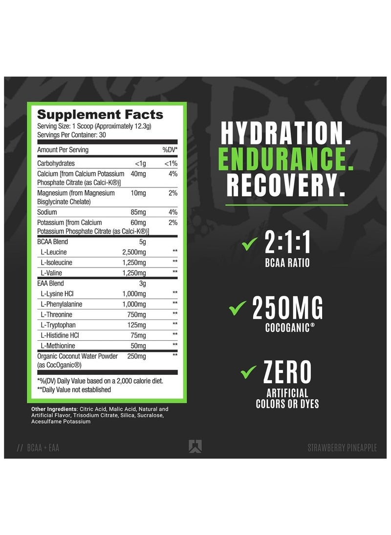 RYSE - Up Supplements Core Series Bcaa + Eaa Strawberry Pineapple 30 Servings - Image 1
