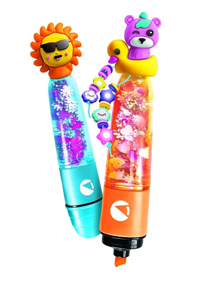 Clementoni Idea Create Your Highlighter - Crazy Summer | Do it Yourself | DIY Craft Kit | Educational & Learning | Creative Gift for Kids and Adults - Image 2