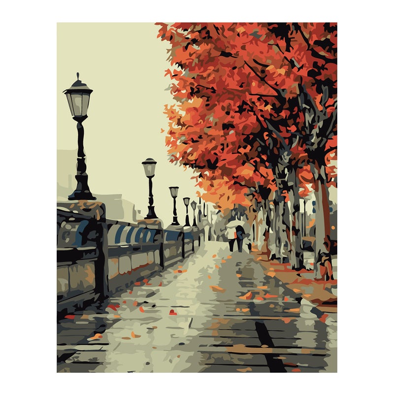 لوحات الرسم بالأرقام لبالغي المبتدئين - مجموعة الرسم بالأرقام بالزيت على قماش بالطريقة الذاتية، هدايا وتزيين جدران الداخل، فنون وأعمال يدوية (النمط 3) - Image 1
