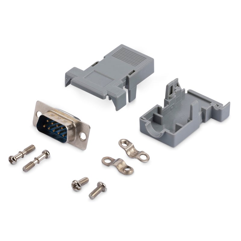 StarTech.com Assembled DB9 Male Solder D-SUB Connector with Plastic Backshell (C9PSM) - Image 5