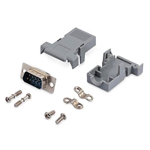 StarTech.com Assembled DB9 Male Solder D-SUB Connector with Plastic Backshell (C9PSM) - Image 1