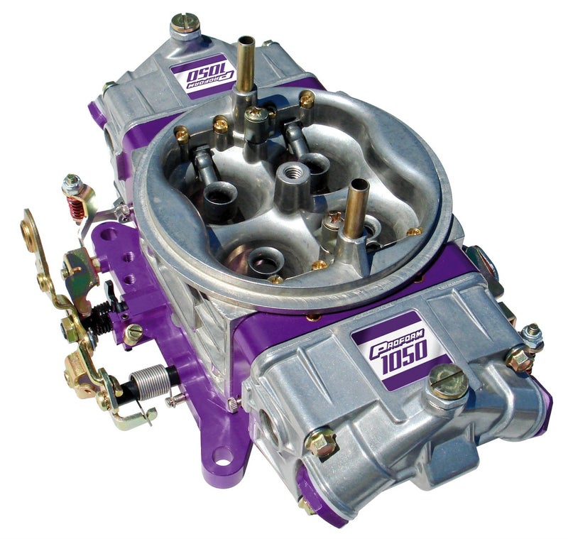 Proform 67199 Race Series 650 CFM Polished Aluminum Dual Inlet 4-Barrel Square Bore Mechanical Secondary Carburetor - Image 3