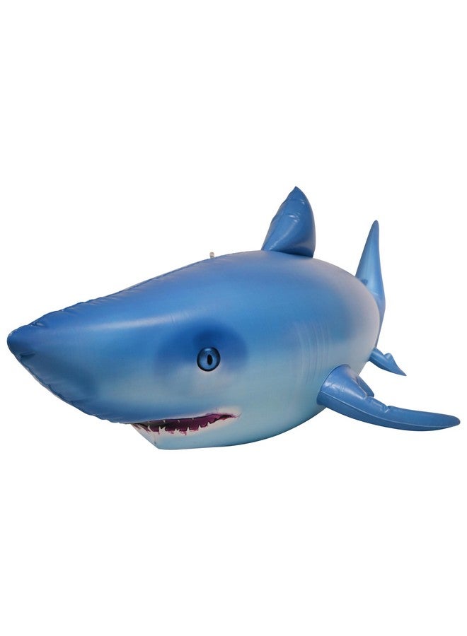 جيت كرييشنز نفخ القرش الحيوان المائي 1 قطعة 82 بوصة حمام سباحة طويل اللعب صور الدعامة موضوع حفلة محور شماعات (2) - Image 1