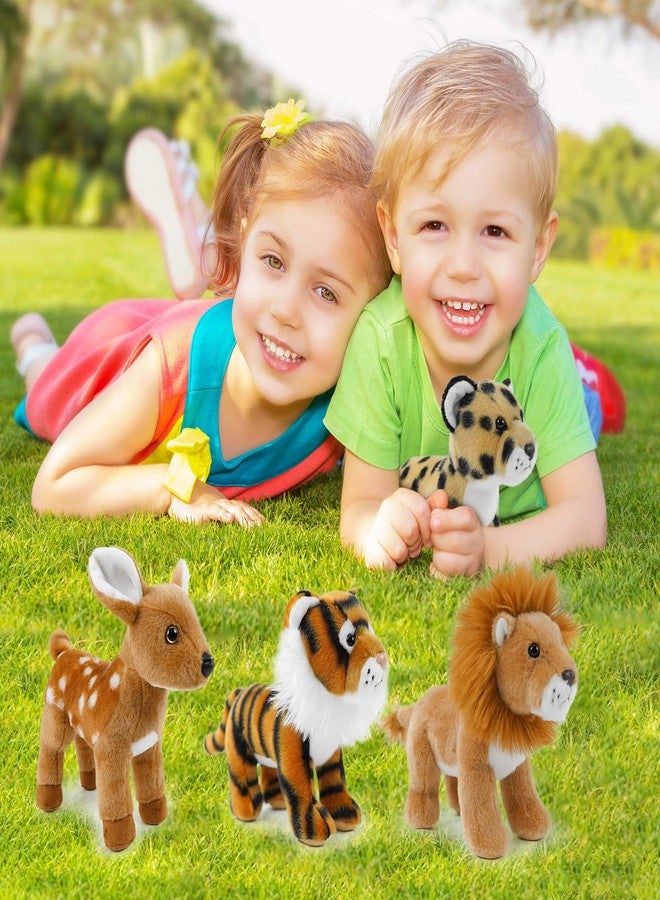 JUSTQUNSEEN Stuffed Animals Toy Farm Animals 8 INCH,Plushies Stuffed Animals for Girls Plush Toys Little Stuffed Animal, Cute Stuffed Animal Plush Toy for Boy Girls (Standing Sika Deer) - Image 4