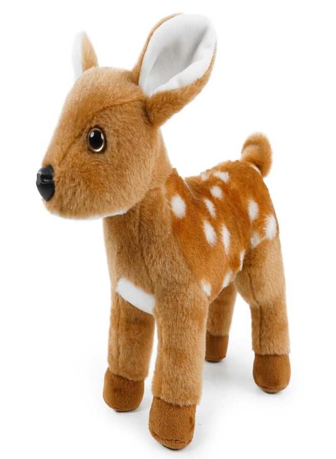 JUSTQUNSEEN Stuffed Animals Toy Farm Animals 8 INCH,Plushies Stuffed Animals for Girls Plush Toys Little Stuffed Animal, Cute Stuffed Animal Plush Toy for Boy Girls (Standing Sika Deer) - Image 1