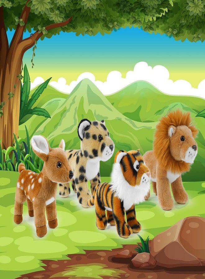 JUSTQUNSEEN Stuffed Animals Toy Farm Animals 8 INCH,Plushies Stuffed Animals for Girls Plush Toys Little Stuffed Animal, Cute Stuffed Animal Plush Toy for Boy Girls (Standing Sika Deer) - Image 3